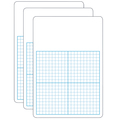 Flipside Graph Dry Erase Board, 0.5in Grid, 11in x 16in Single, PK3 11162